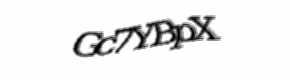 Security check image, please type the characters shown