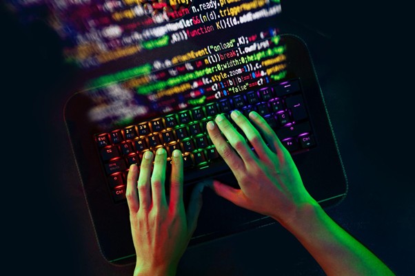 Abstract programming background illustrating potential software targets