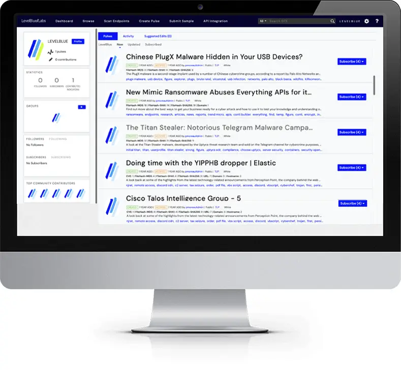 OTX Partner Network for Threat Defense | LevelBlue